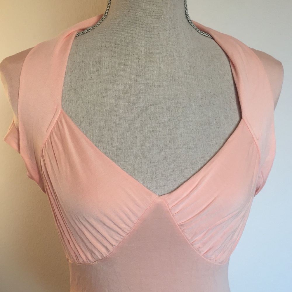 Kenar Peach Shirt Sleeve Blouse